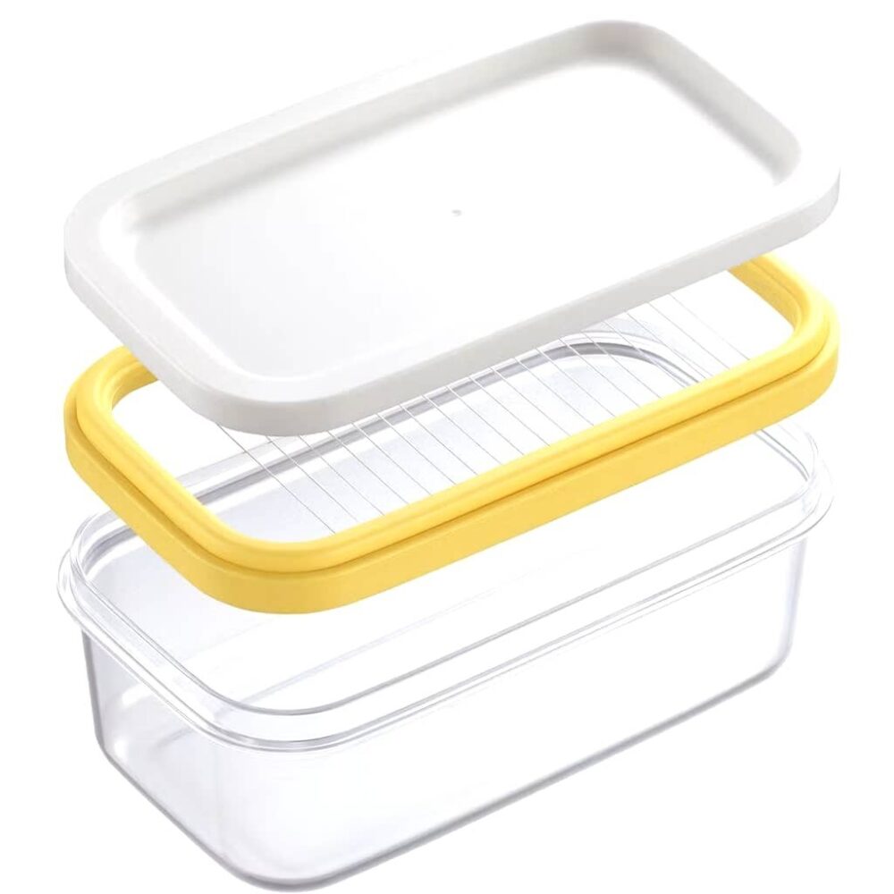 Sealed Butter Cutting Box Cheese Storage Box Cheese with Lid Fresh-keeping Box Storage Box Butter Box - Image 6