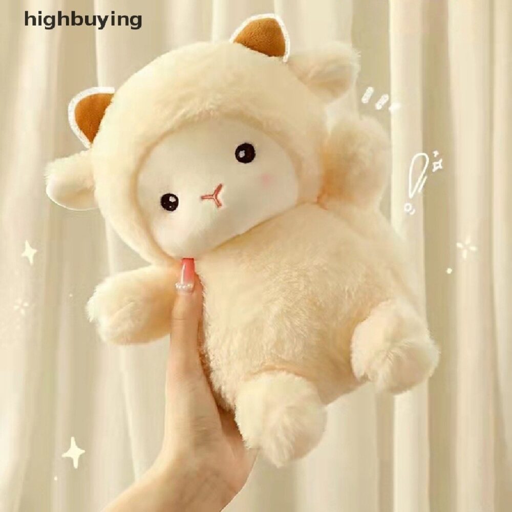 HBMY 25CM Super Cute Sheep Plush Dolls Kawaii Rabbit Fur Alpaca Toys Stuffed Soft Animal Pillow Birthday Wedding - Image 5