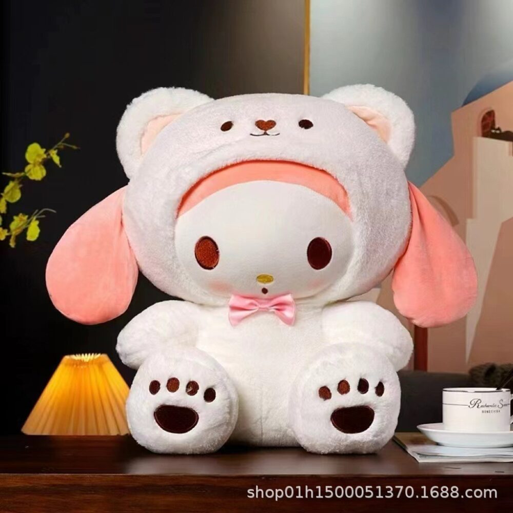 Plush toy doll White bear dress-up plushie Sanrio cosplay series doll Kid birthday gift - Image 10