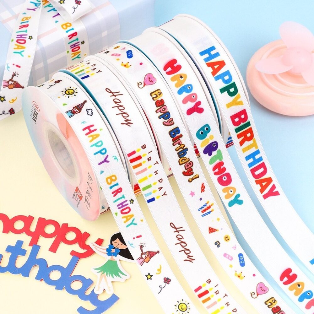 Happy Birthday Gift Cake Box Ribbon Baby Kids Children Valentine Love Craft Reben Hadiah Hari Jadi Kek - Image 3